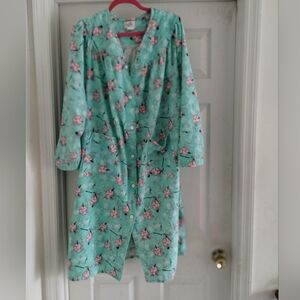 Floral Green  Sleep Dress
